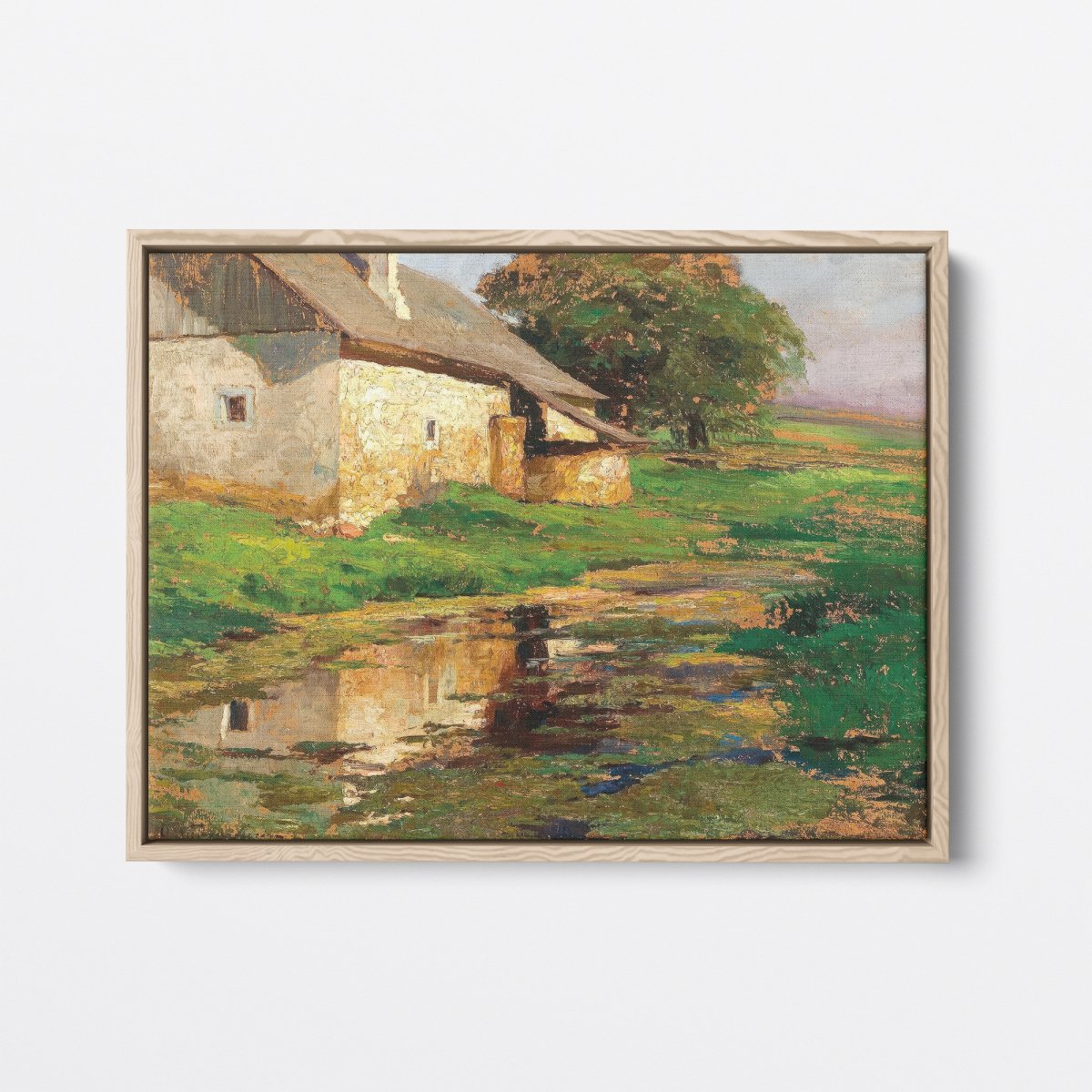 The Pond Behind the House | Olga Wisinger - Florian | Ave Legato Art Prints