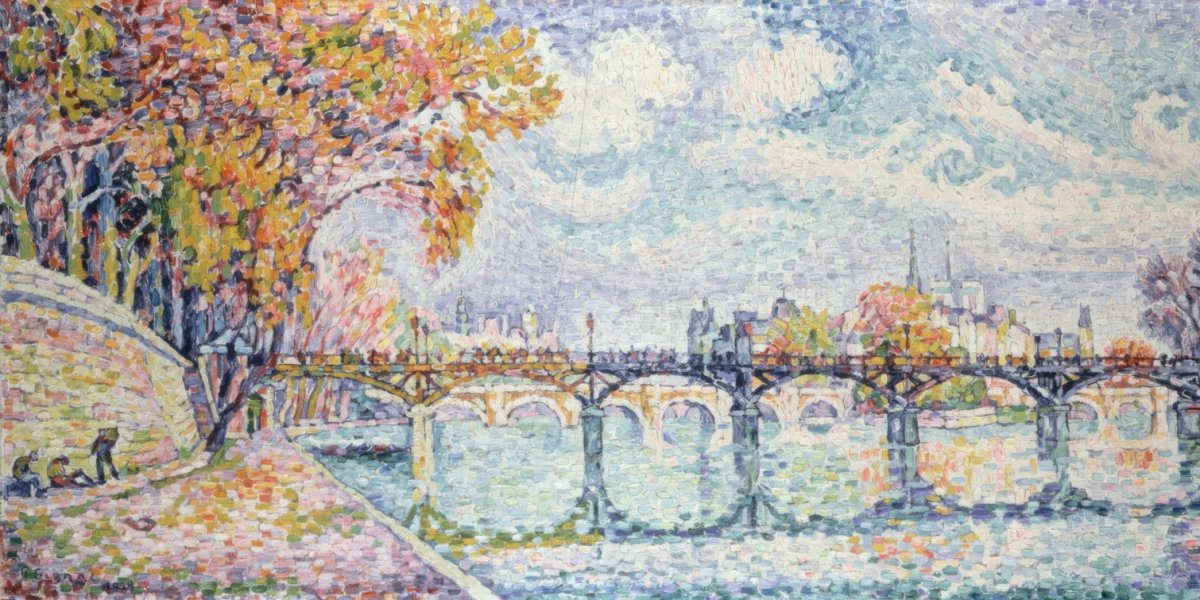 The Pont des Arts, 1928 | Paul Signac | Ave Legato Art Prints