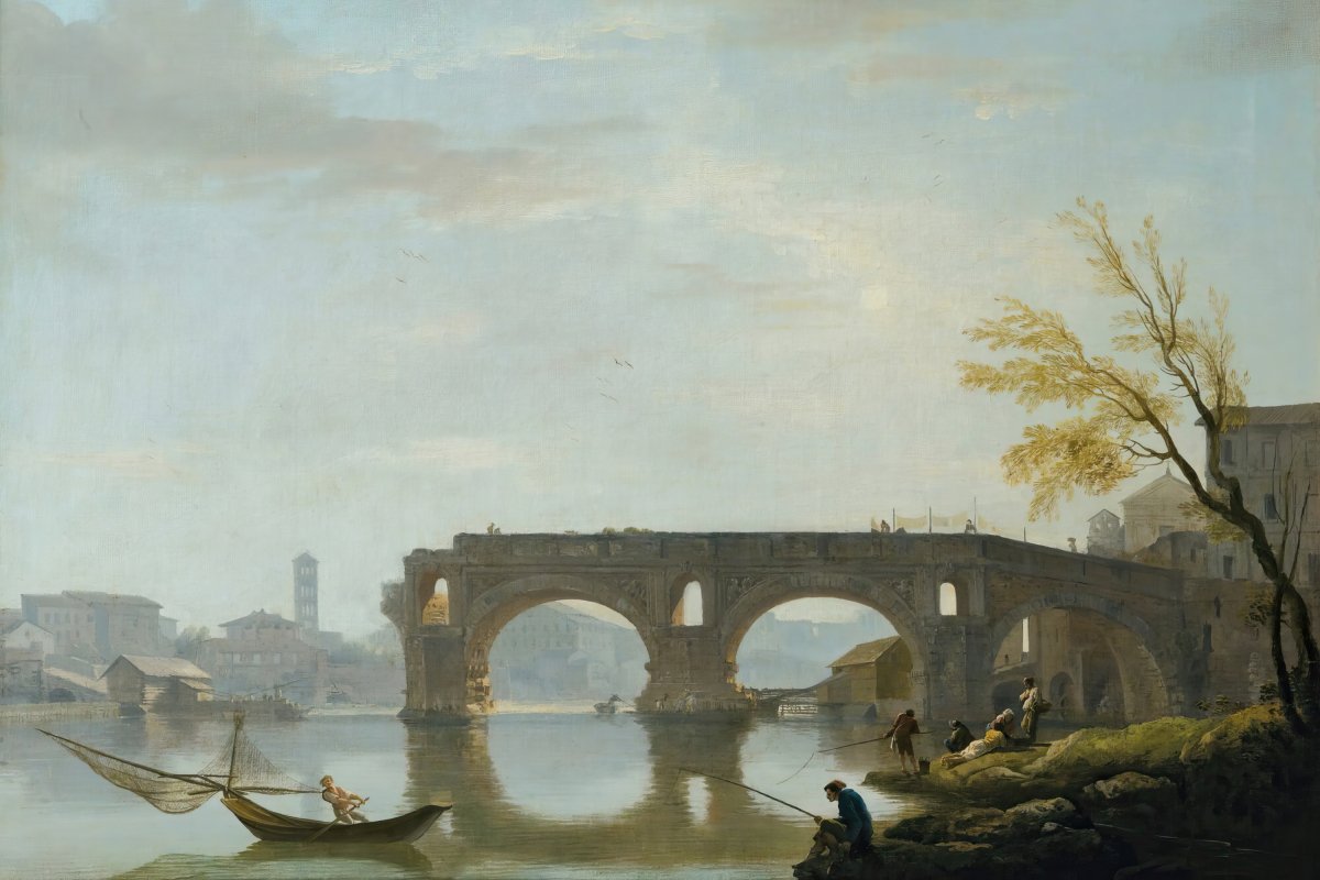 The Ponte Rotto, Rome | Claude Vernet | Ave Legato Art Prints