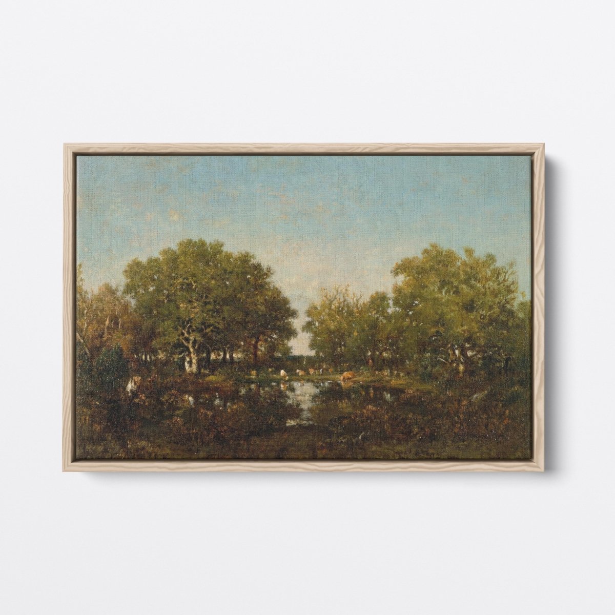 The Pool (Forest of Chambord) | Theodore Rousseau | Ave Legato Art Prints