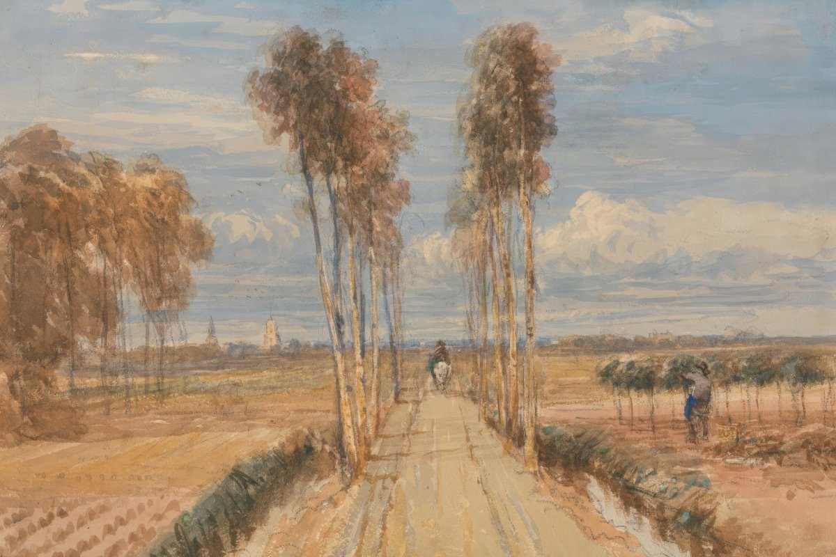 The Poplar Avenue after Hobbema | David Cox | Ave Legato Art Prints