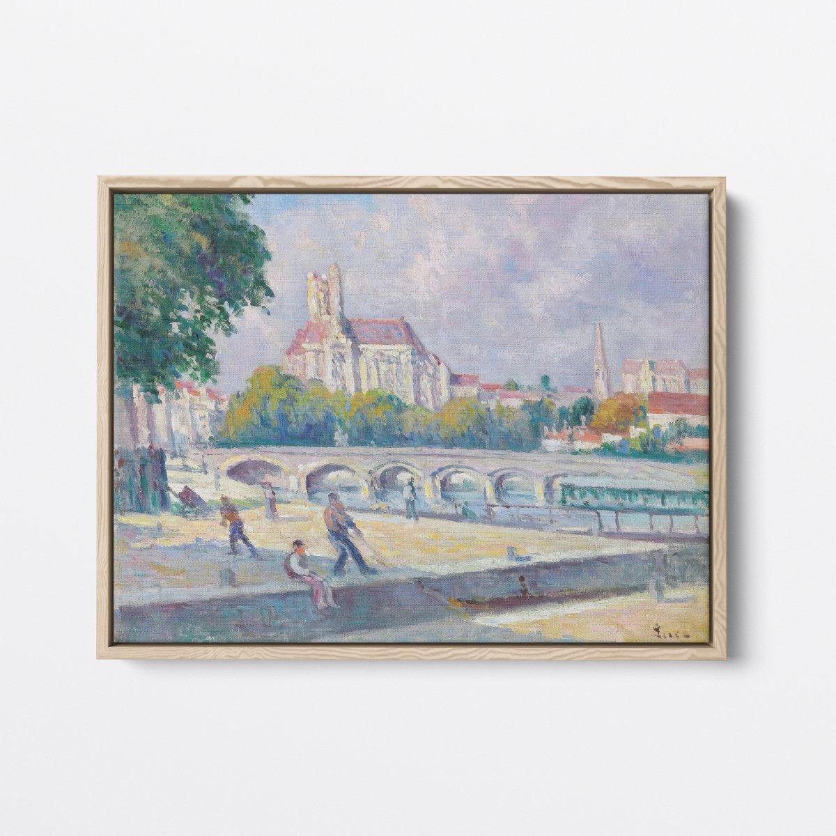 The Quays and the Cathedral | Maximilien Luce | Ave Legato Art Prints