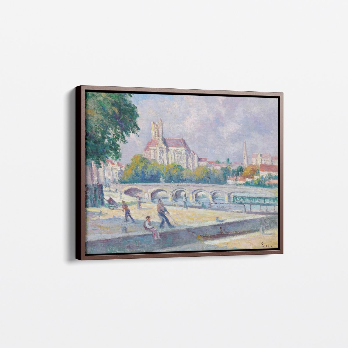 The Quays and the Cathedral | Maximilien Luce | Ave Legato Art Prints