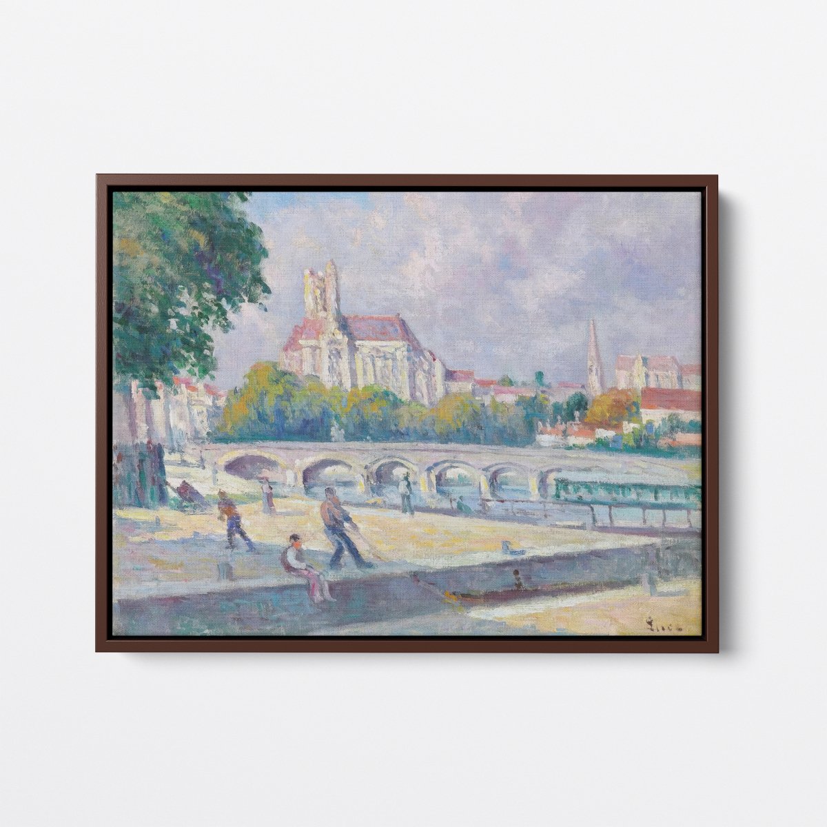 The Quays and the Cathedral | Maximilien Luce | Ave Legato Art Prints