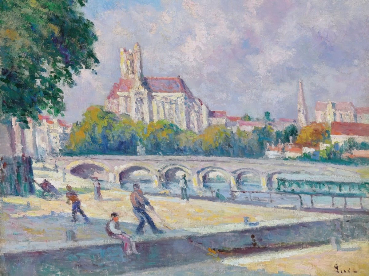 The Quays and the Cathedral | Maximilien Luce | Ave Legato Art Prints