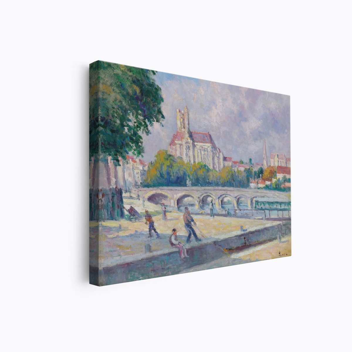 The Quays and the Cathedral | Maximilien Luce | Ave Legato Art Prints