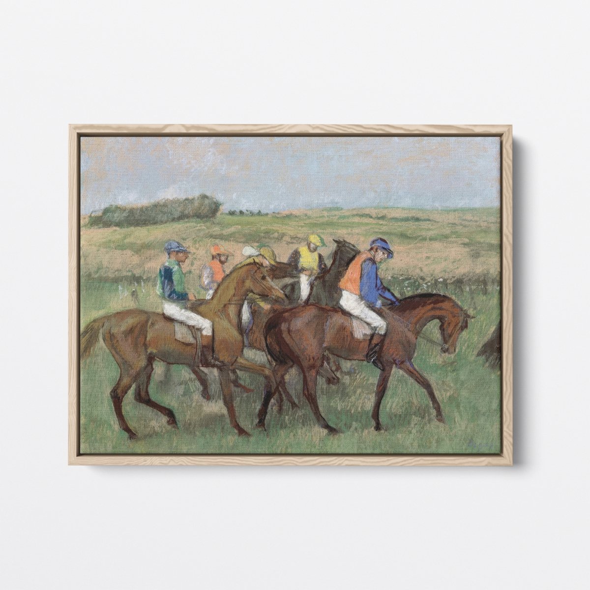 The Racecourse, Amateur Jockeys | Edgar Degas | Ave Legato Art Prints