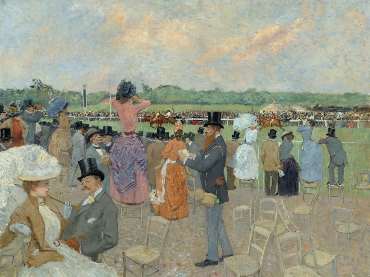 The Races at Longchamp | Jean - Louis Forain | Ave Legato Art Prints