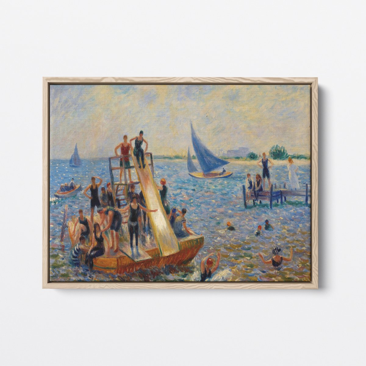 The Raft | William Glackens | Ave Legato Art Prints