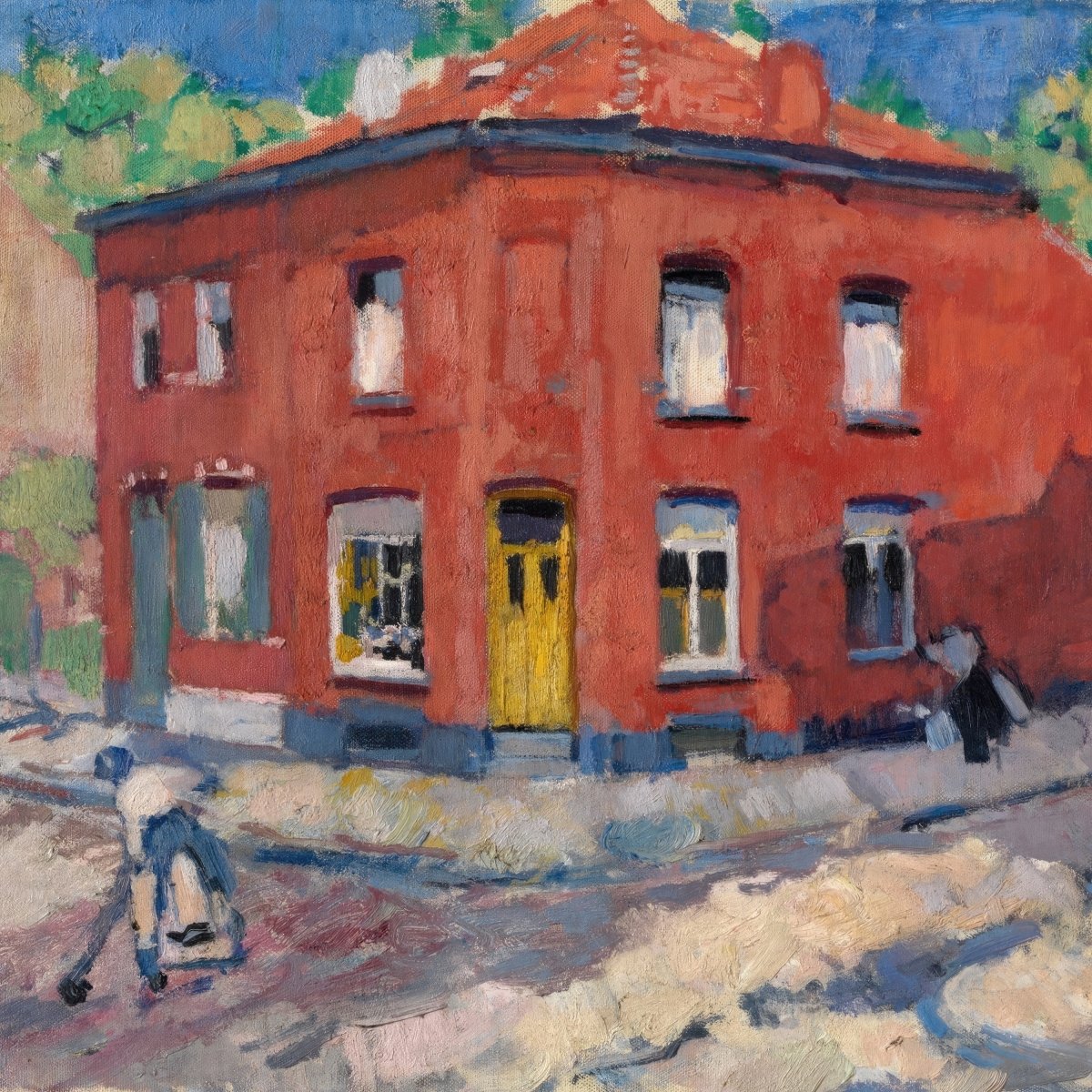 The Red House, Late Snow | Rik Wouters | Ave Legato Art Prints