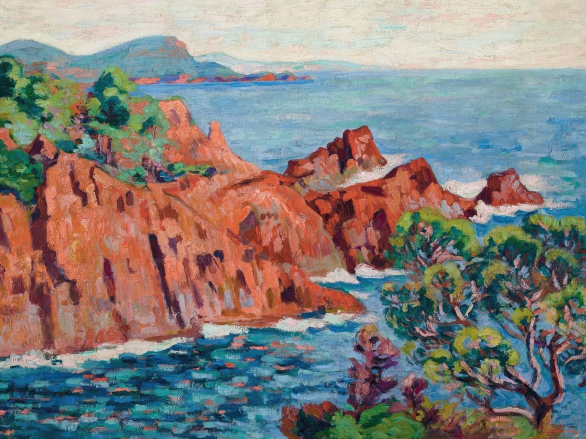 The Red Rocks | Armand Guillaumin | Ave Legato Art Prints