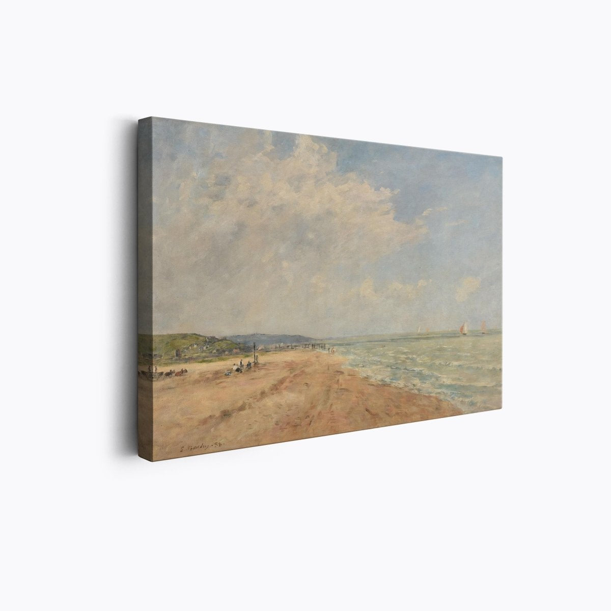 The Rising Tide, Bay of Saint - Valéry | Eugène Boudin | Ave Legato Art Prints