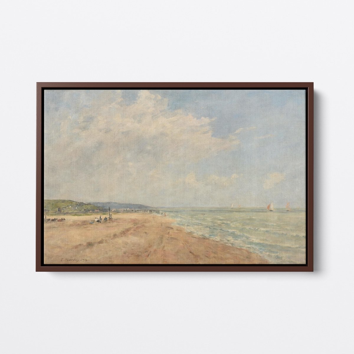 The Rising Tide, Bay of Saint - Valéry | Eugène Boudin | Ave Legato Art Prints