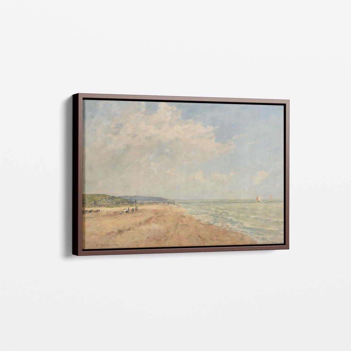 The Rising Tide, Bay of Saint - Valéry | Eugène Boudin | Ave Legato Art Prints