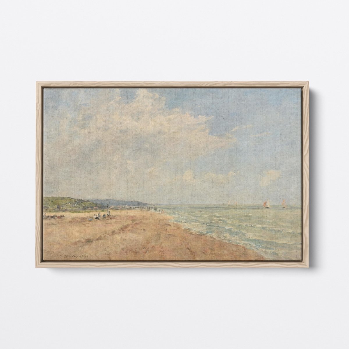 The Rising Tide, Bay of Saint - Valéry | Eugène Boudin | Ave Legato Art Prints