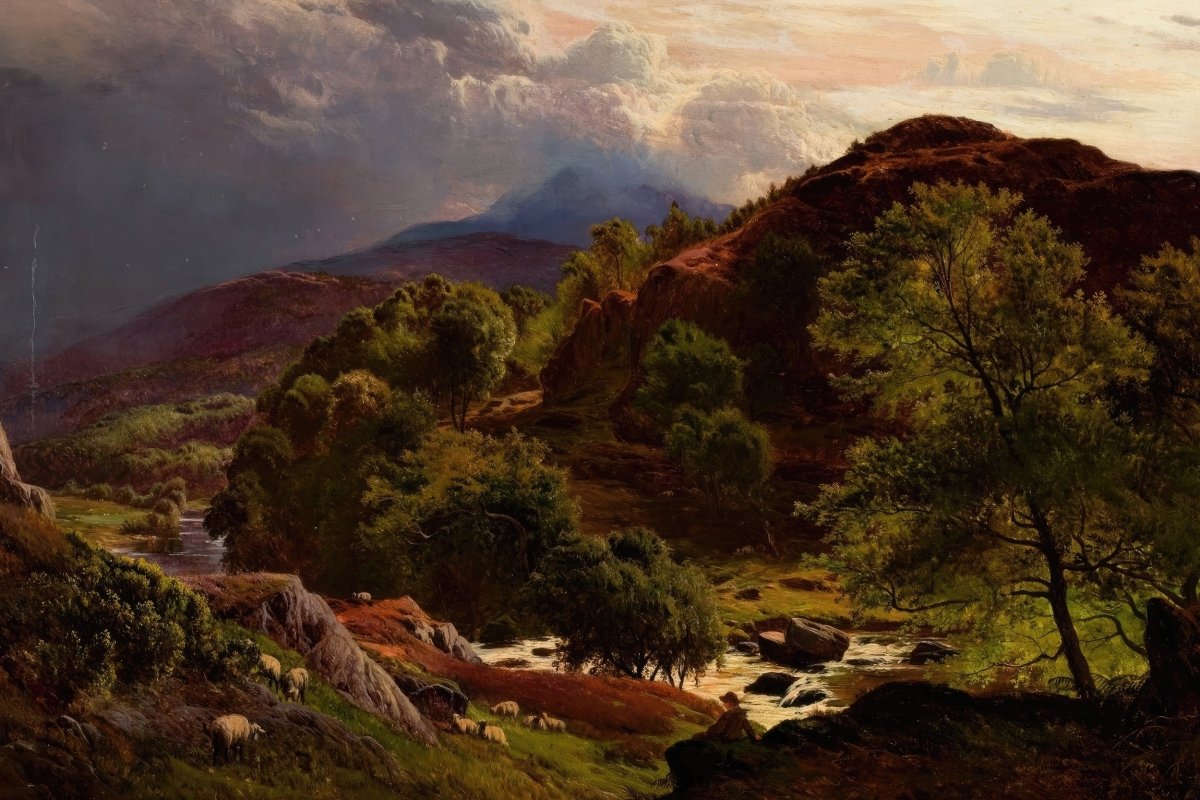 The River Llugwy at Capel Curig | Sidney Percy | Ave Legato Art Prints