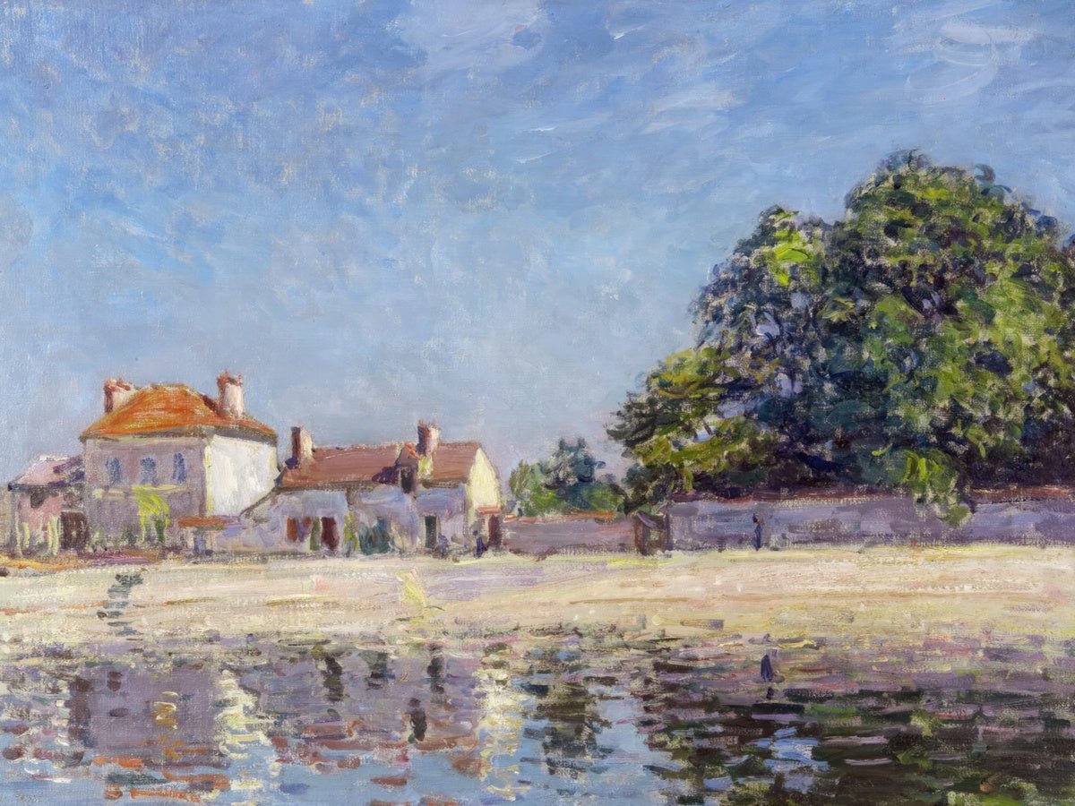 The River Loing at Saint - Mammès | Alfred Sisley | Ave Legato Art Prints