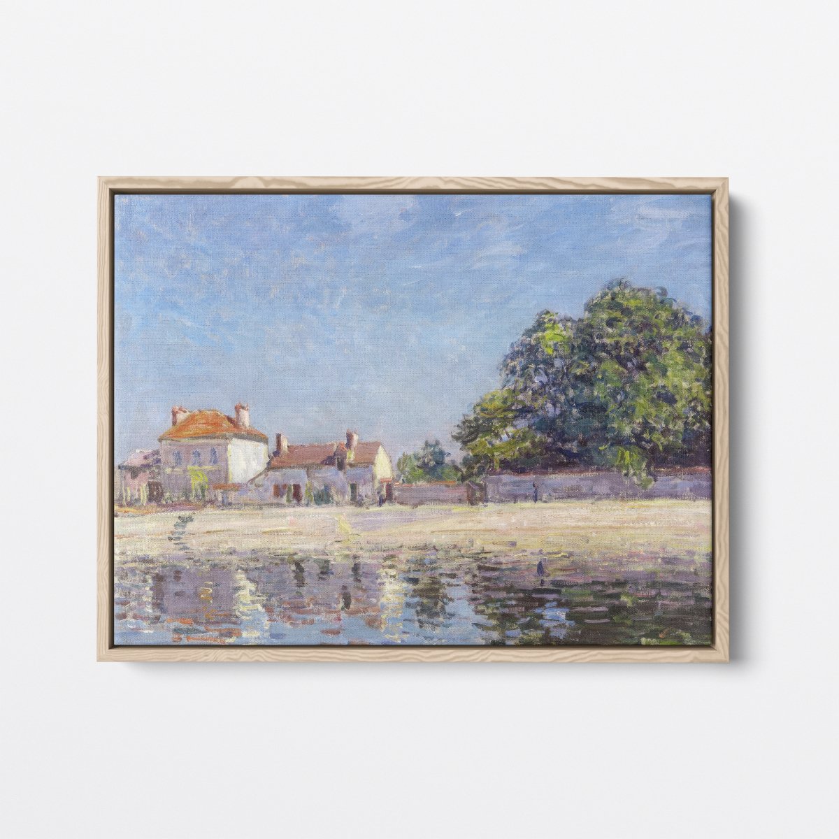 The River Loing at Saint - Mammès | Alfred Sisley | Ave Legato Art Prints