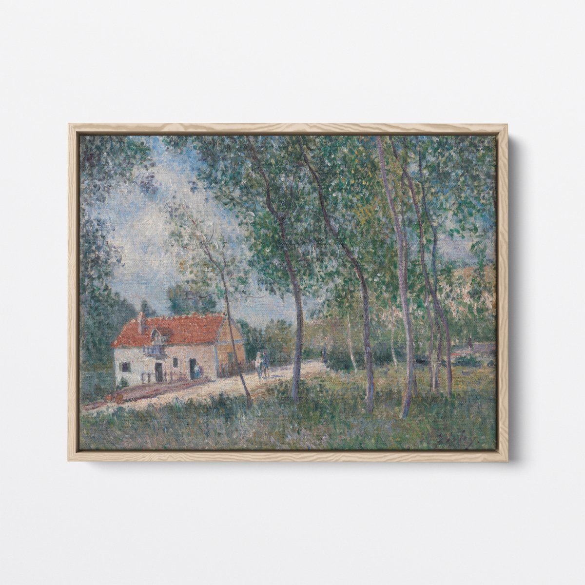 The Road from Moret to Saint - Mammès | Alfred Sisley | Ave Legato Art Prints