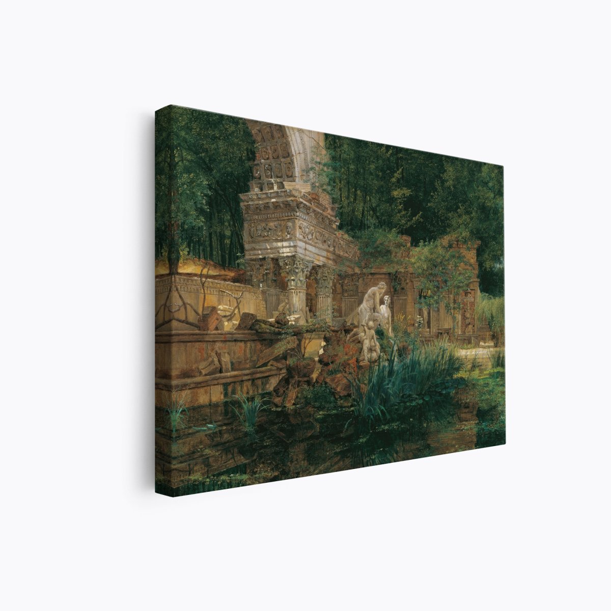 The Roman Ruins in Schönbrunn | Ferdinand Waldmuller | Ave Legato Art Prints