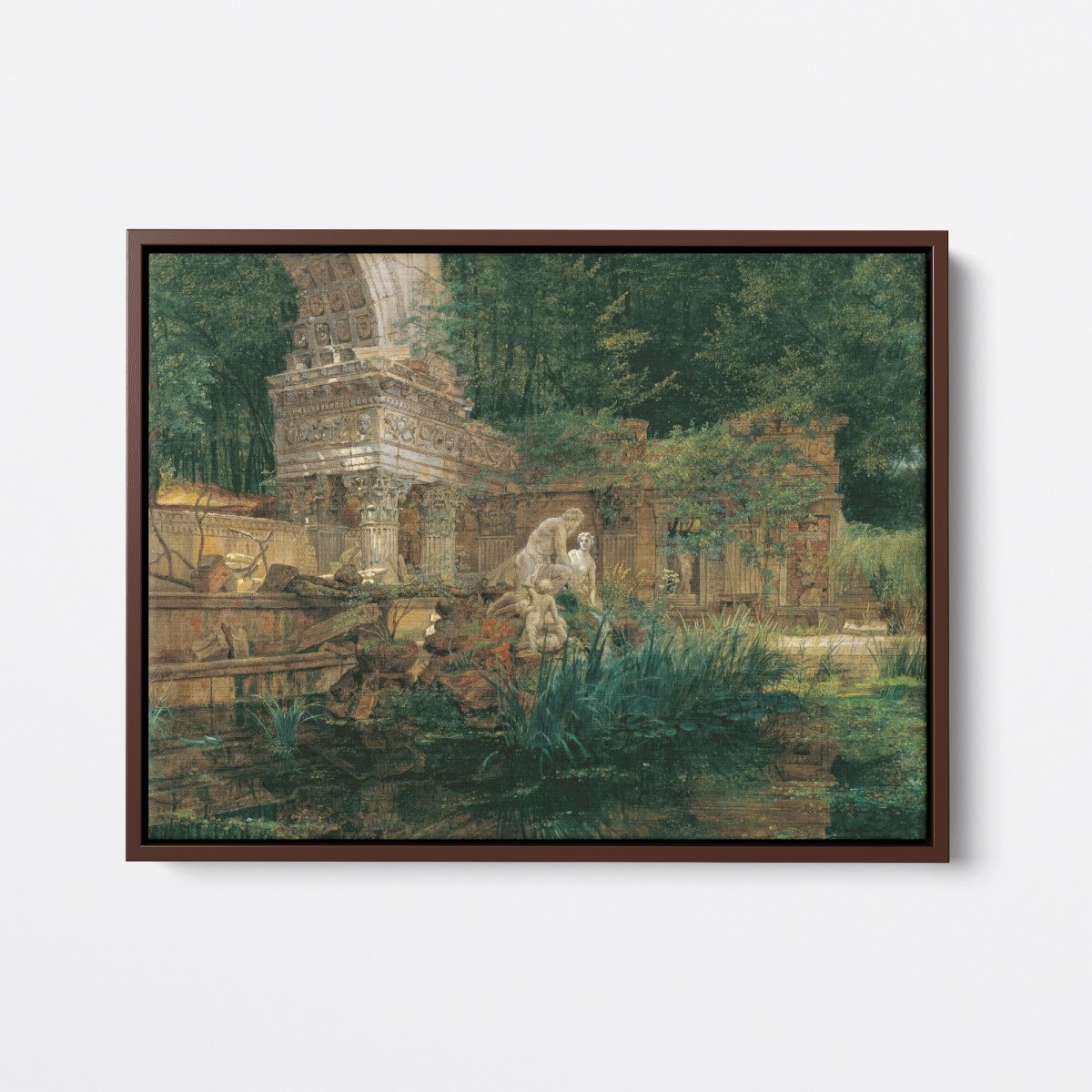 The Roman Ruins in Schönbrunn | Ferdinand Waldmuller | Ave Legato Art Prints