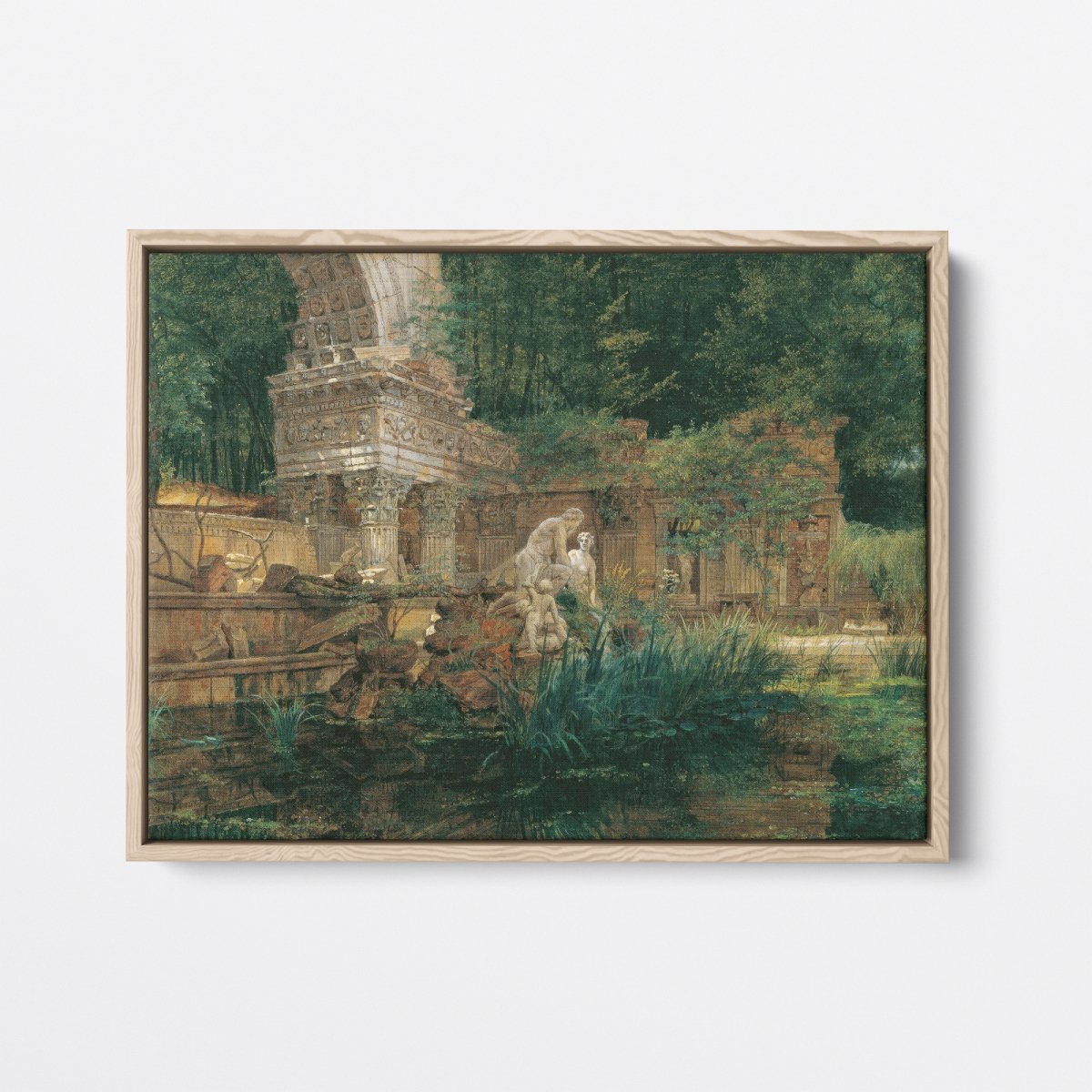 The Roman Ruins in Schönbrunn | Ferdinand Waldmuller | Ave Legato Art Prints