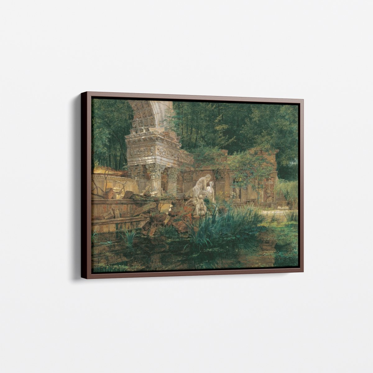 The Roman Ruins in Schönbrunn | Ferdinand Waldmuller | Ave Legato Art Prints