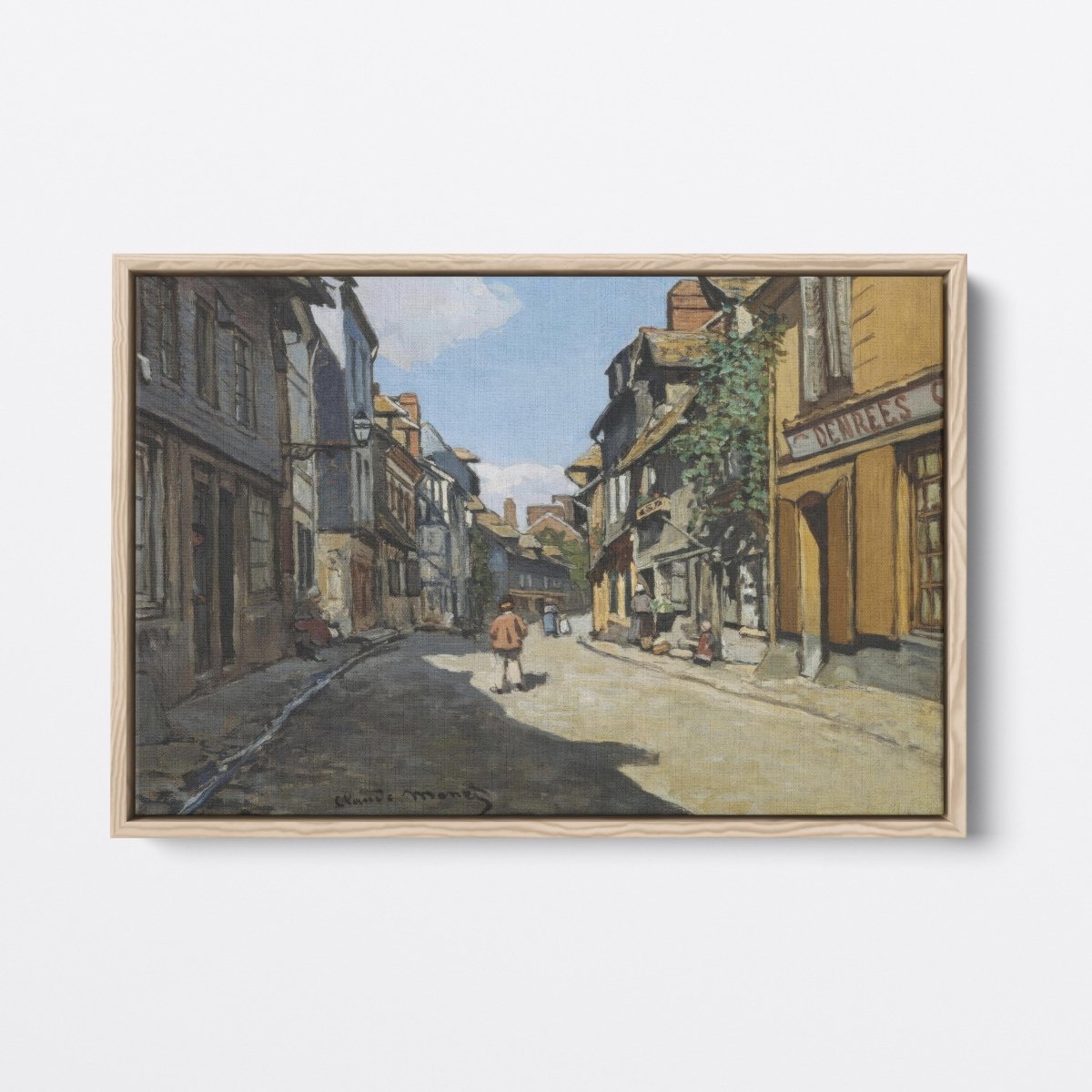 The Rue de la Bavole at Honfleur | Claude Monet | Ave Legato Art Prints