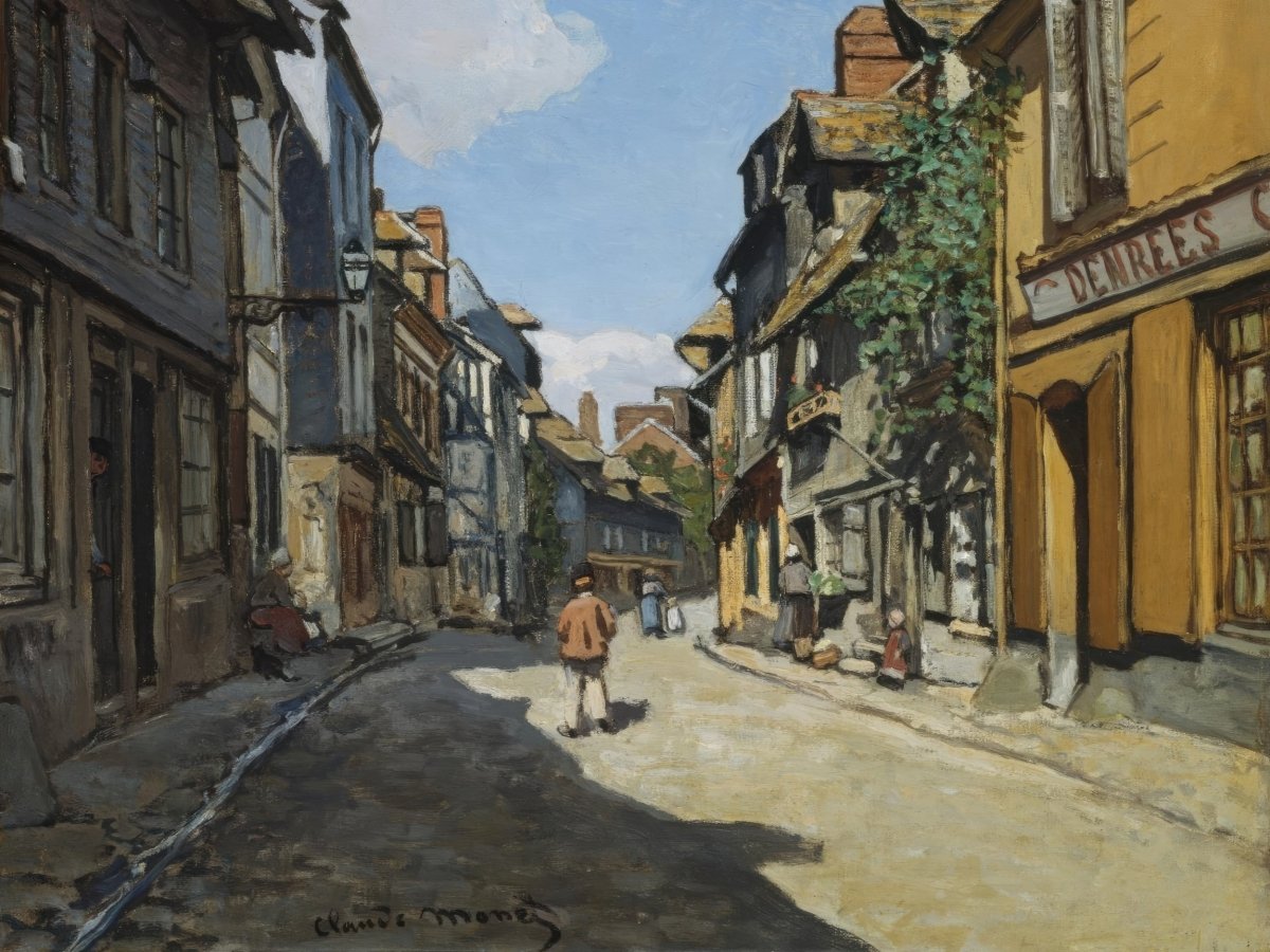 The Rue de la Bavole at Honfleur | Claude Monet | Ave Legato Art Prints