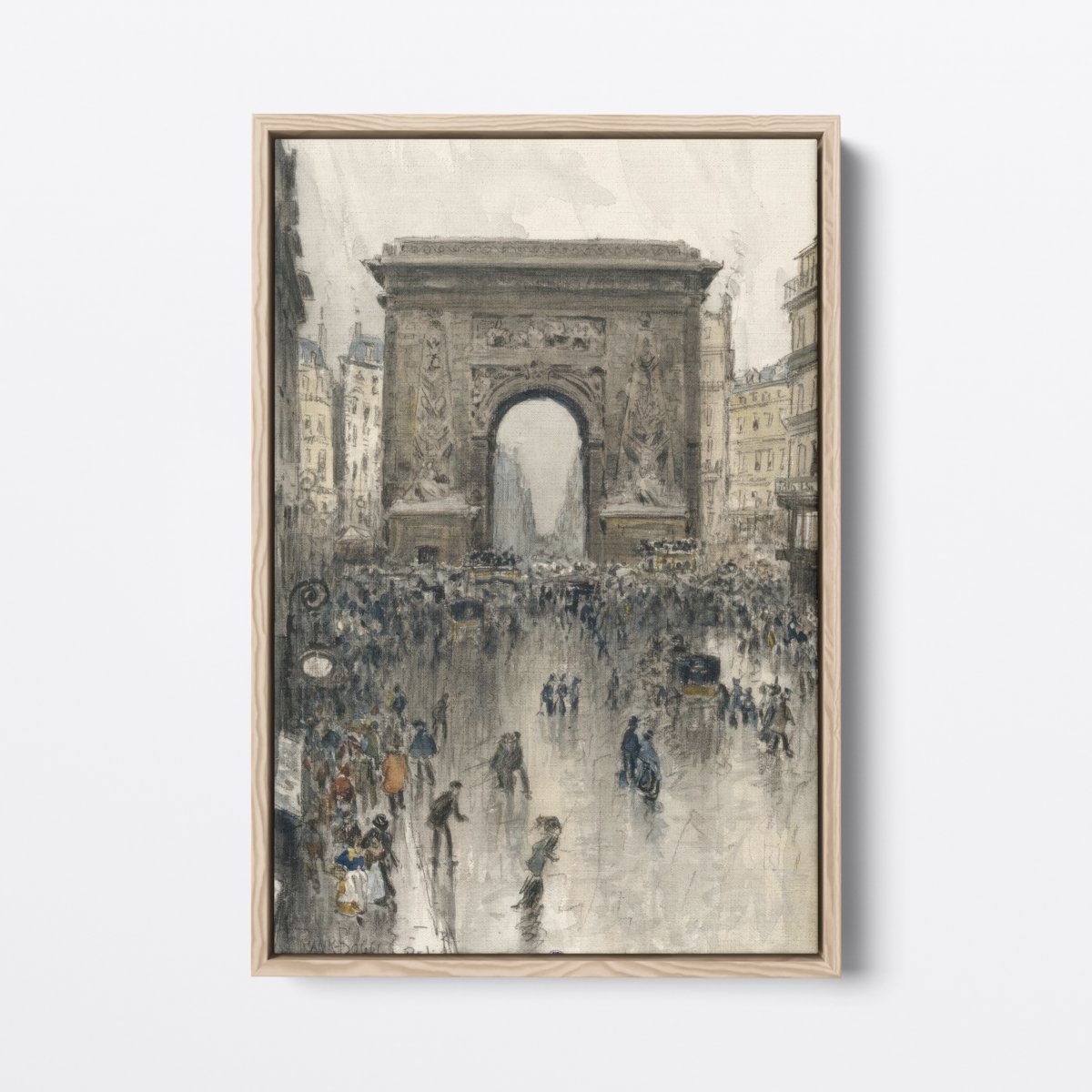 The Saint - Denis Gate | Frank Myers Boggs | Ave Legato Art Prints