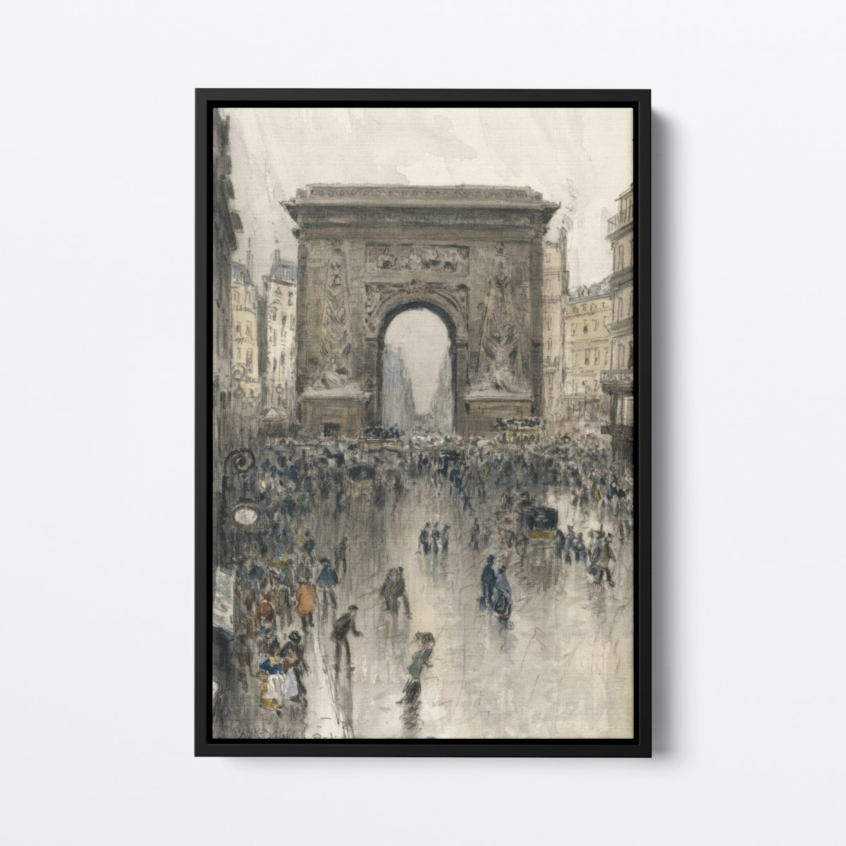 The Saint - Denis Gate | Frank Myers Boggs | Ave Legato Art Prints