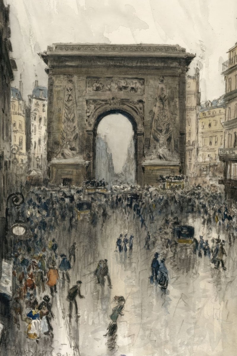 The Saint - Denis Gate | Frank Myers Boggs | Ave Legato Art Prints