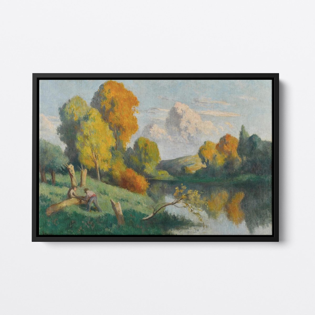 The Sawers, Landscape of La Cure | Maximilien Luce | Ave Legato Art Prints