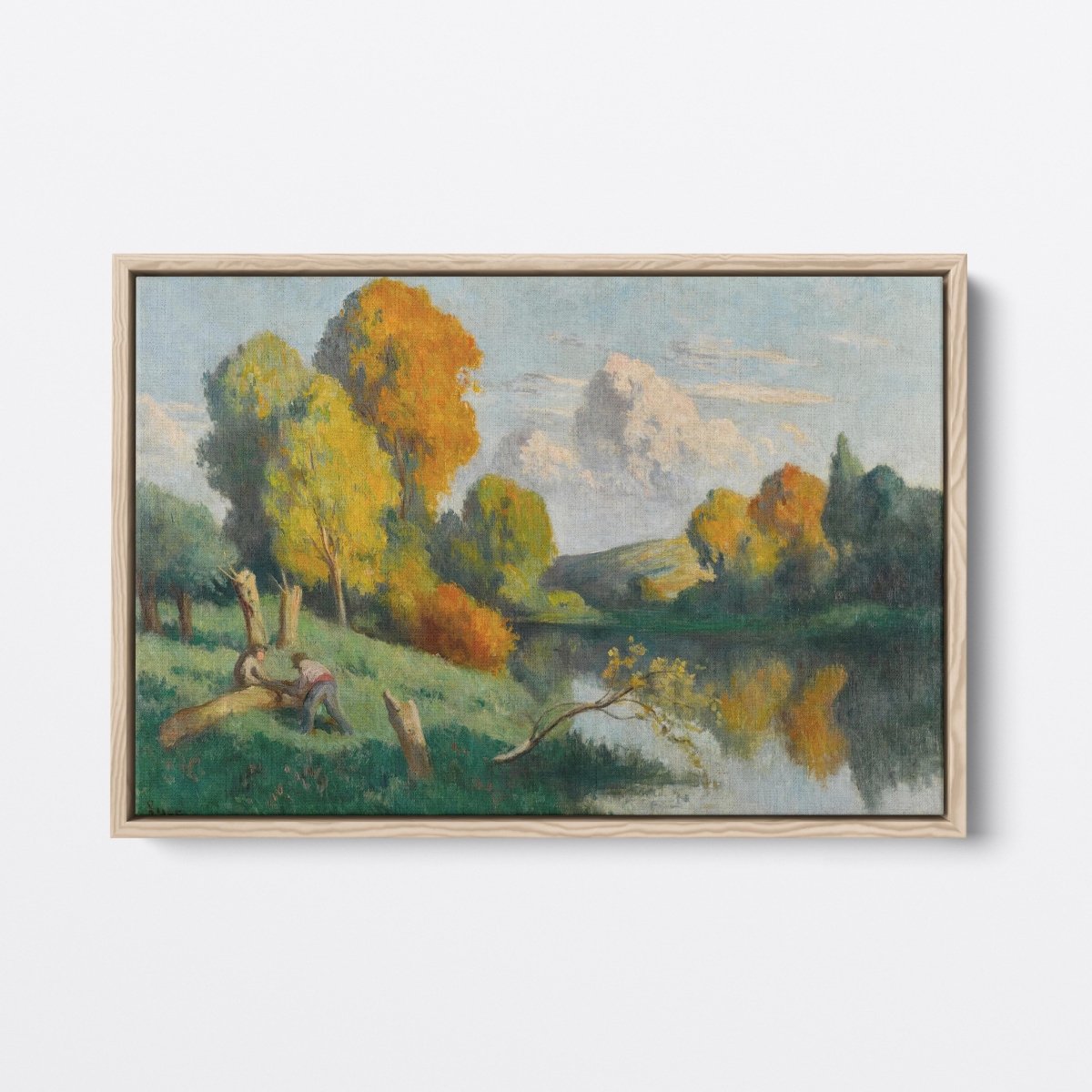 The Sawers, Landscape of La Cure | Maximilien Luce | Ave Legato Art Prints