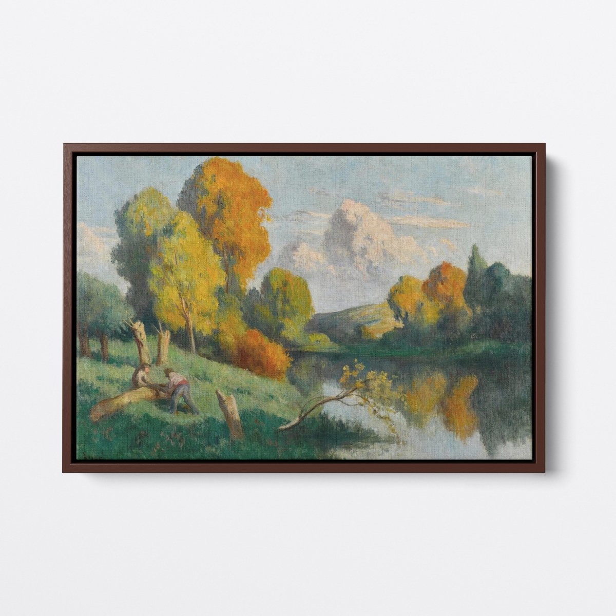 The Sawers, Landscape of La Cure | Maximilien Luce | Ave Legato Art Prints