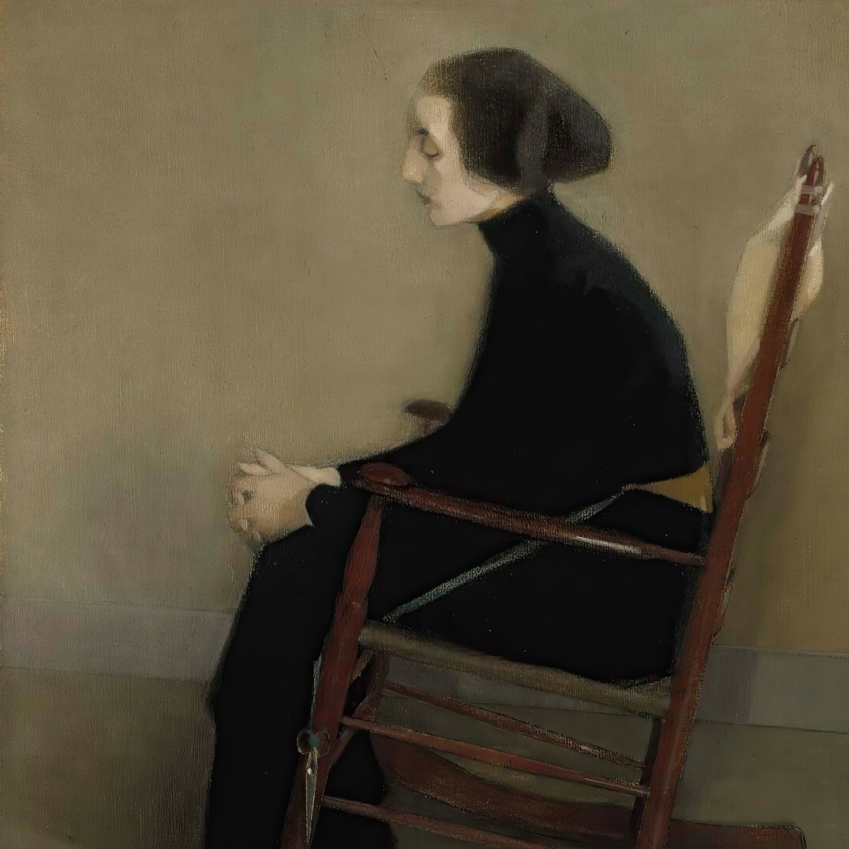 The Seamstress (The Working Woman) | Helene Schjerfbeck | Ave Legato Art Prints