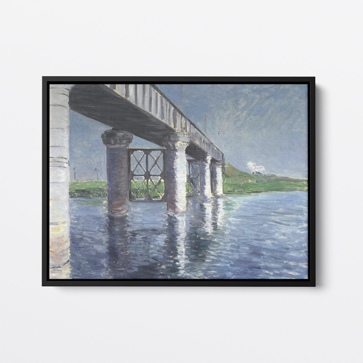 The Seine and the Railroad Bridge | Claude Monet | Ave Legato Art Prints