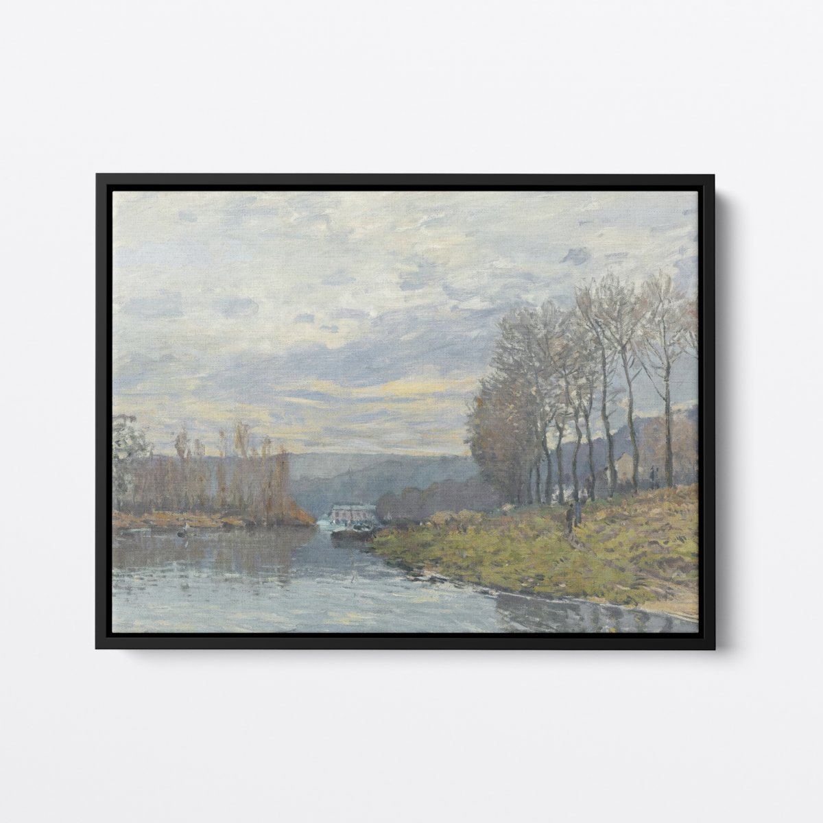 The Seine at Bougival | Alfred Sisley | Ave Legato | Canvas Art Prints | Vintage Artwork