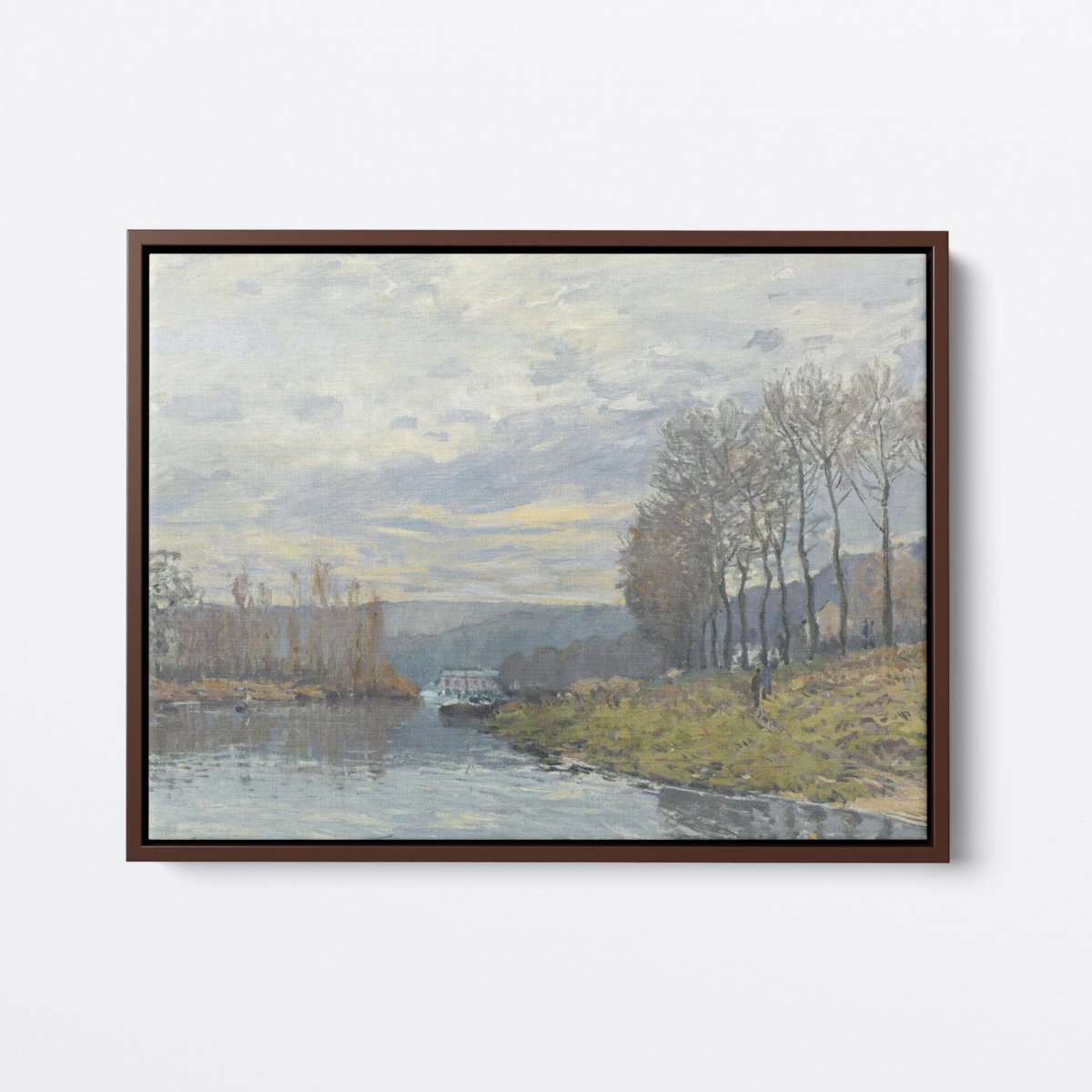 The Seine at Bougival | Alfred Sisley | Ave Legato | Canvas Art Prints | Vintage Artwork