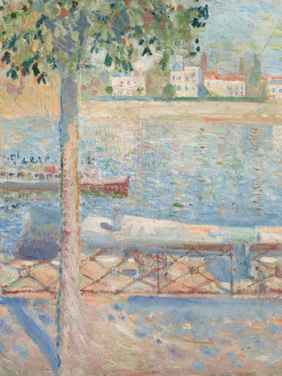 The Seine At Saint - Cloud (1890) | Edvard Munch | Ave Legato Art Prints