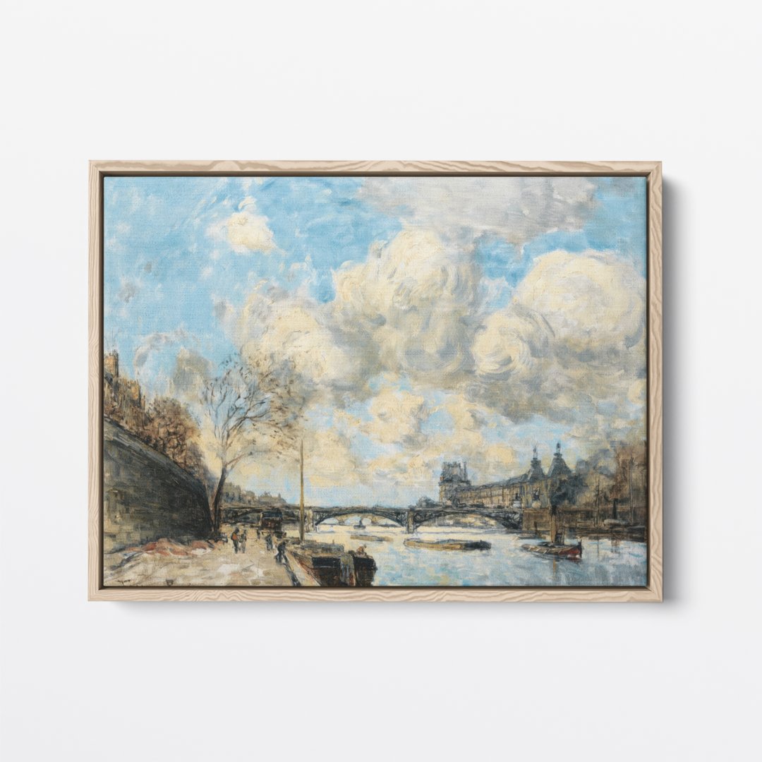 The Seine at the Louvre | Frank Myers | Ave Legato | Canvas Art Prints | Vintage Artwork