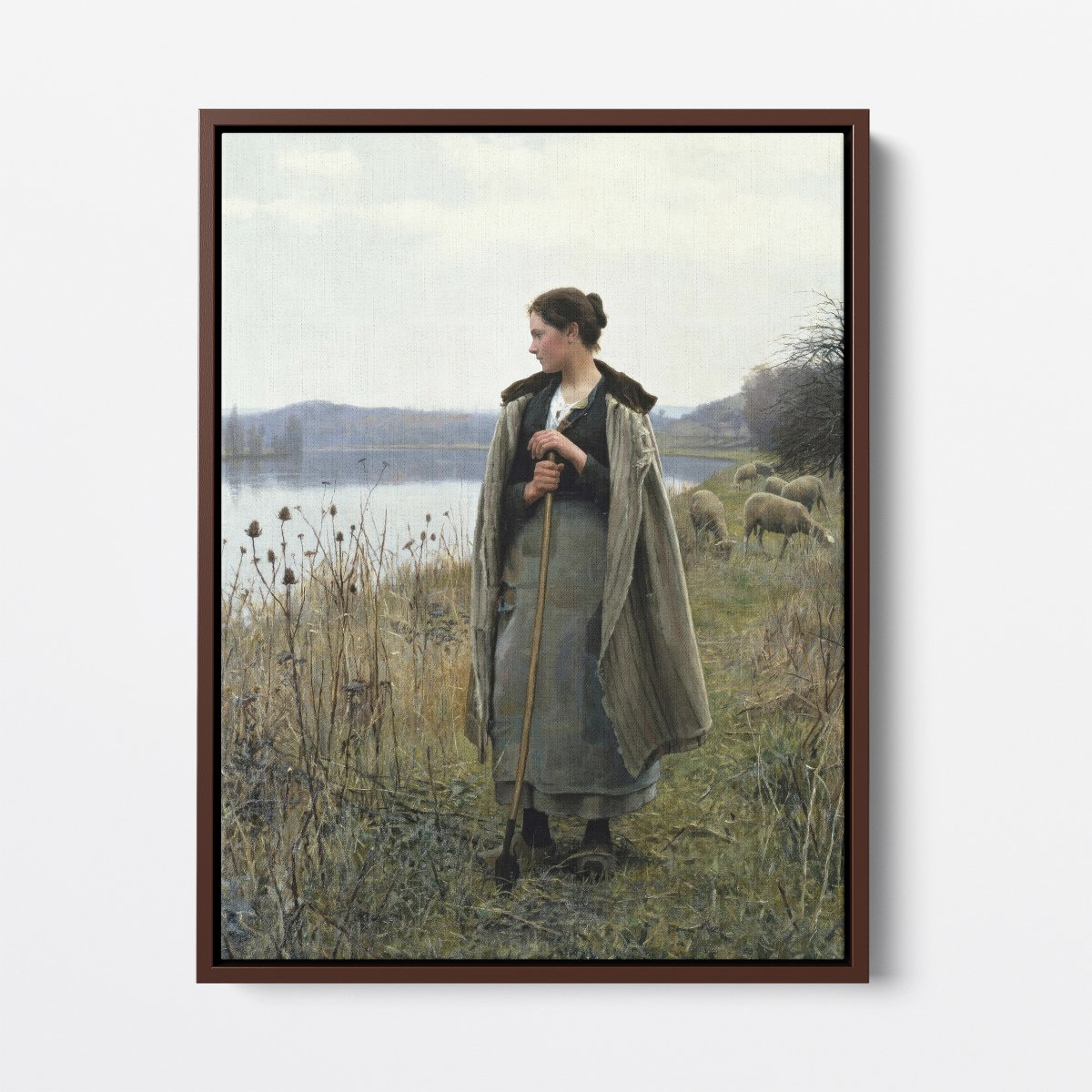 The Shepherdess of Rolleboise | Daniel Knight | Ave Legato Art Prints