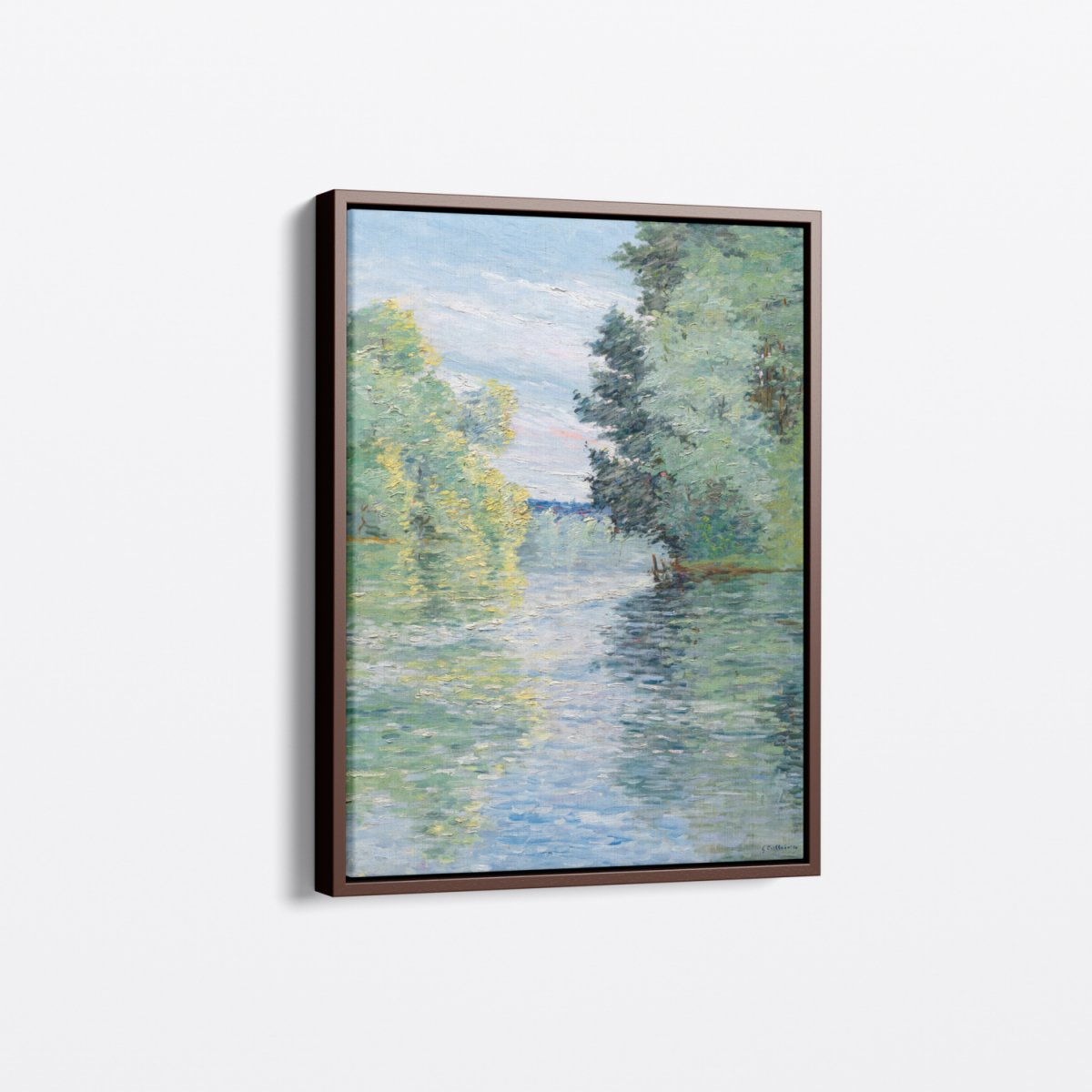 The Small Arm of the Seine | Gustave Caillebotte | Ave Legato Art Prints