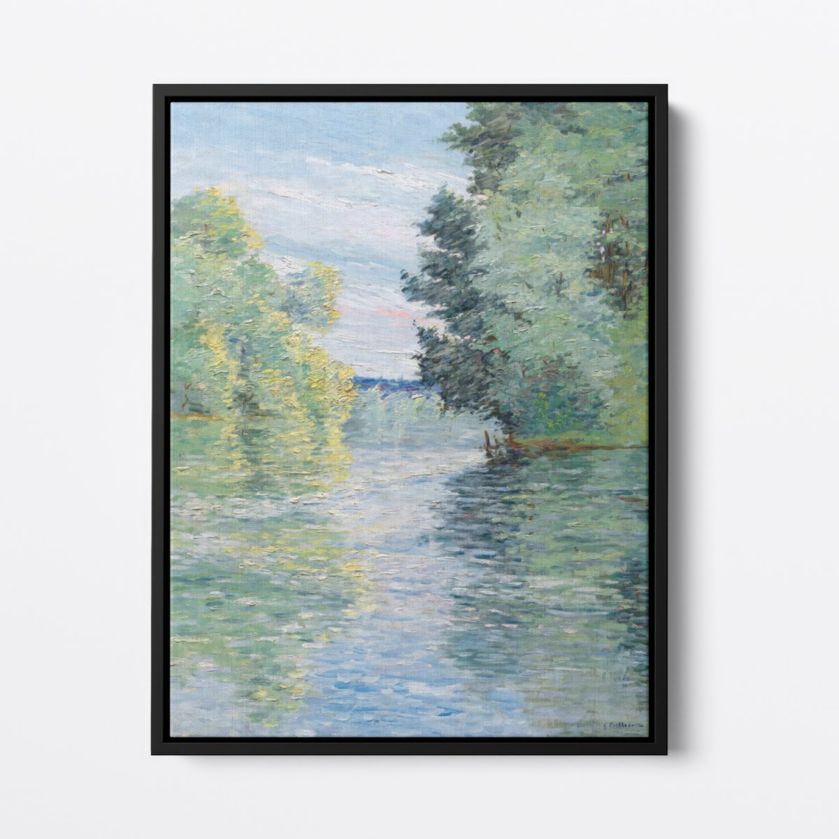 The Small Arm of the Seine | Gustave Caillebotte | Ave Legato Art Prints