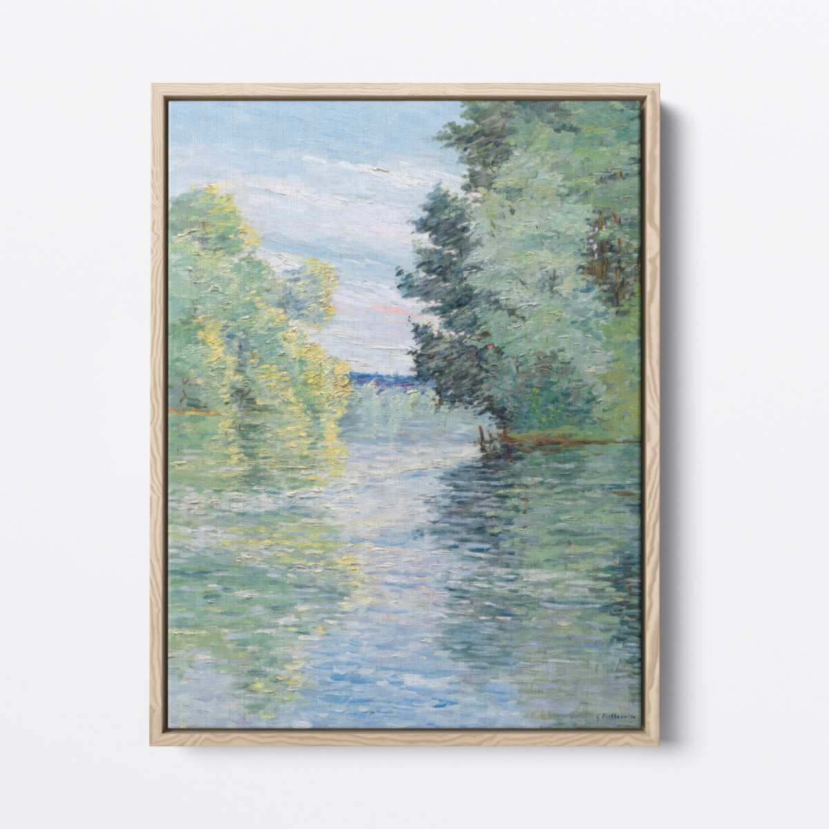 The Small Arm of the Seine | Gustave Caillebotte | Ave Legato Art Prints