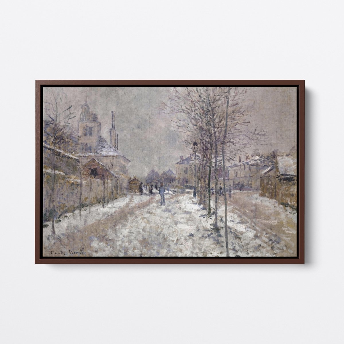 The Snow - Covered Boulevard | Claude Monet | Ave Legato Art Prints