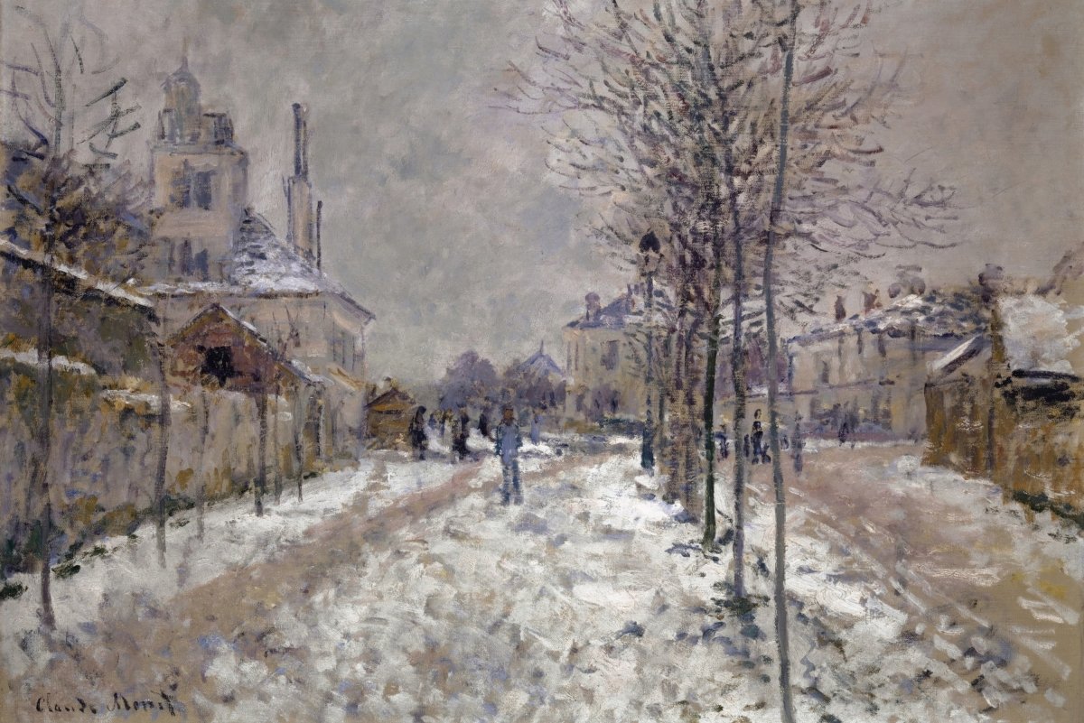 The Snow - Covered Boulevard | Claude Monet | Ave Legato Art Prints