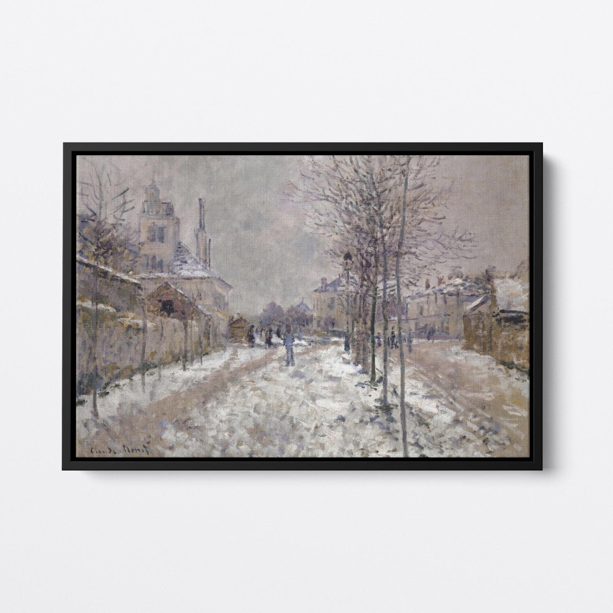 The Snow - Covered Boulevard | Claude Monet | Ave Legato Art Prints