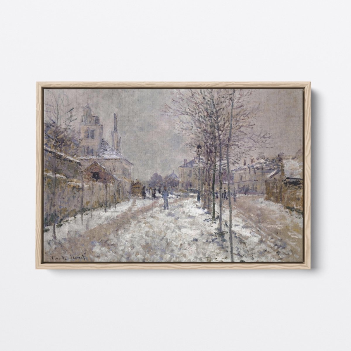 The Snow - Covered Boulevard | Claude Monet | Ave Legato Art Prints