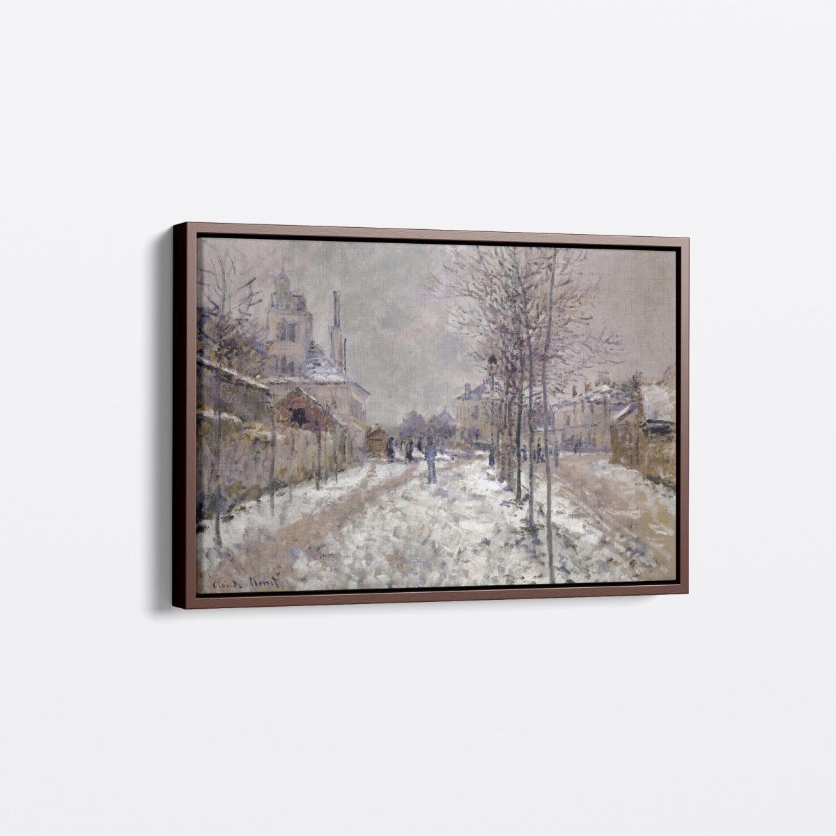 The Snow - Covered Boulevard | Claude Monet | Ave Legato Art Prints